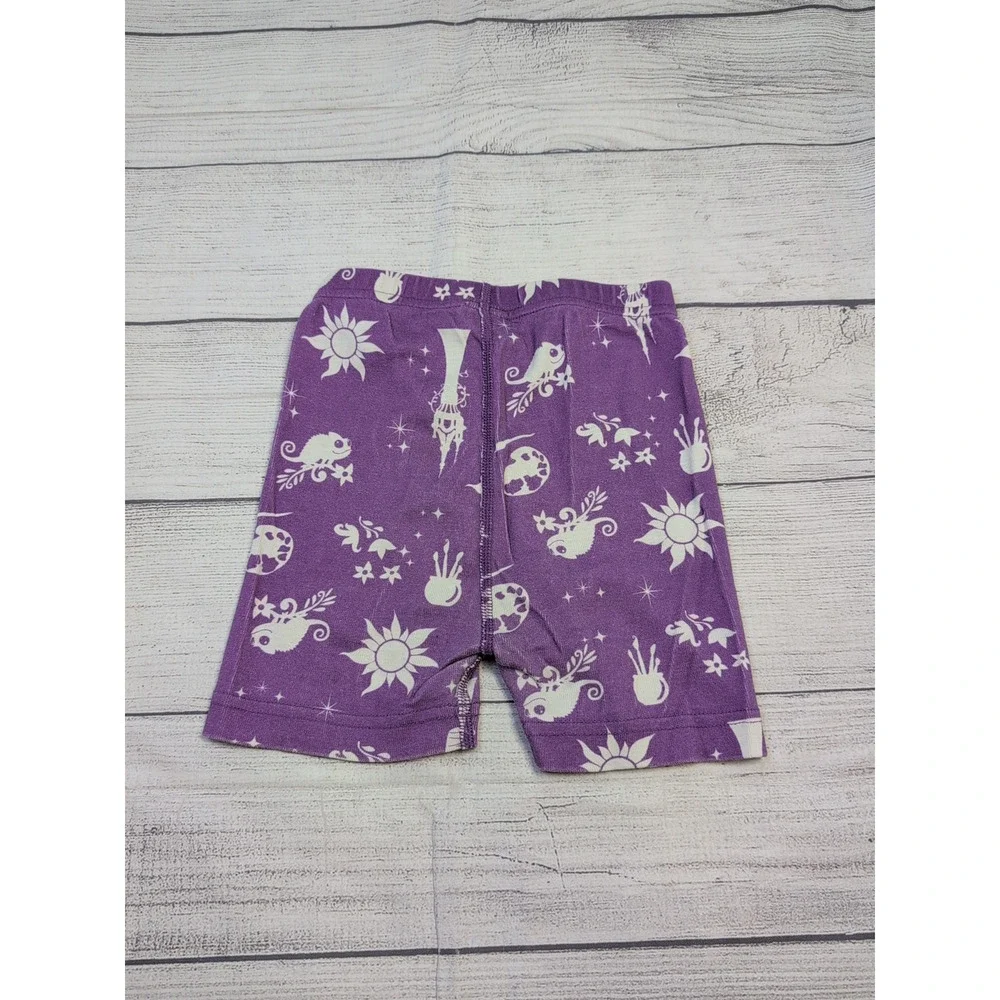 5 Hanna Andersson/Disney Tangled Rapunzel Short John Pajamas